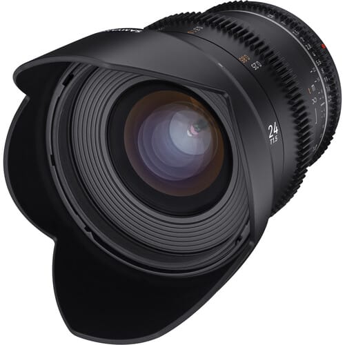 نقد و بررسی لنز سینمایی سامیانگ Samyang 24mm T1.5 VDSLR MK2 - فروشگاه های اینترنتی