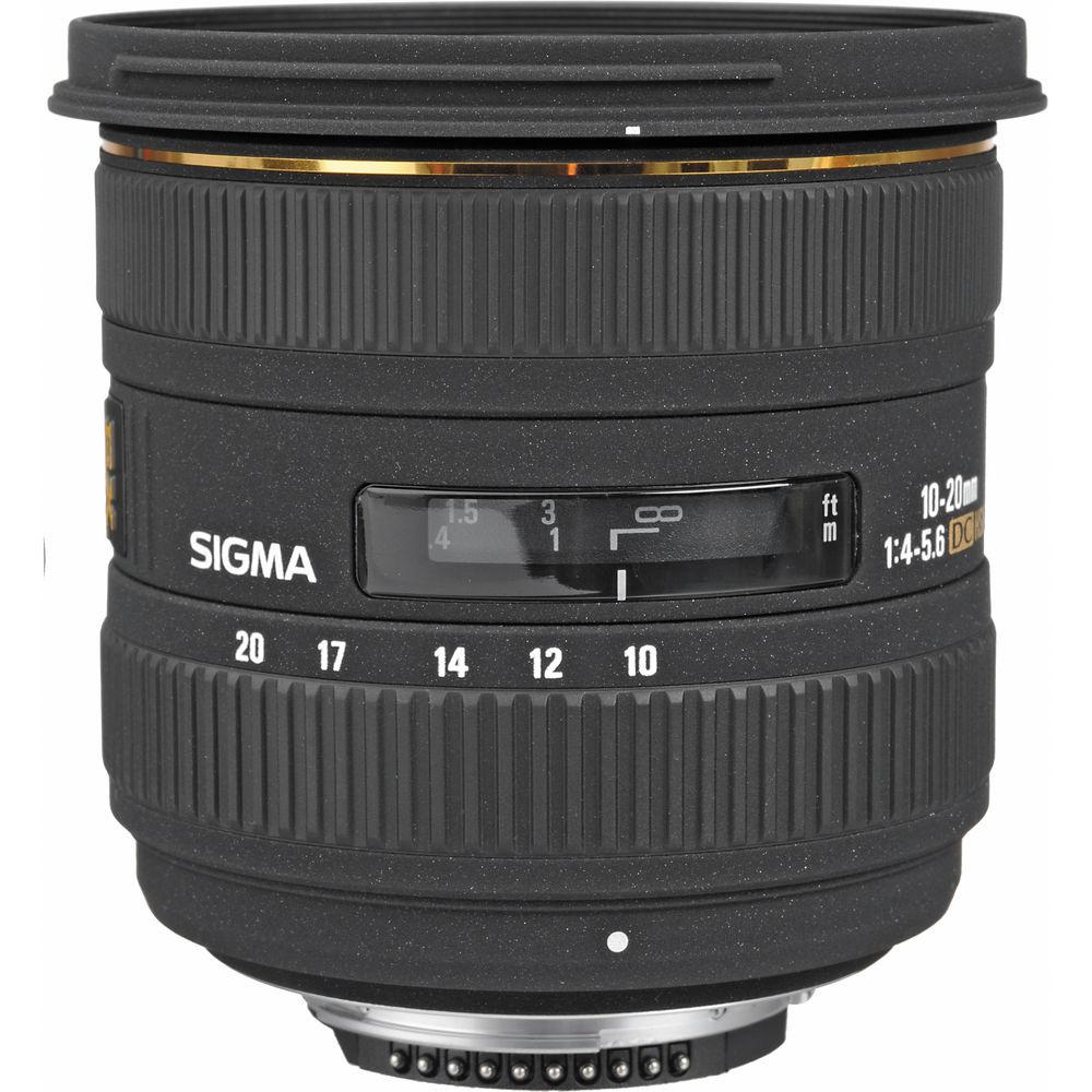 نقد و بررسی لنز سیگما Sigma 10-20mm F4-5.6 EX DC HSM for Canon (دست دوم) - فروشگاه های اینترنتی