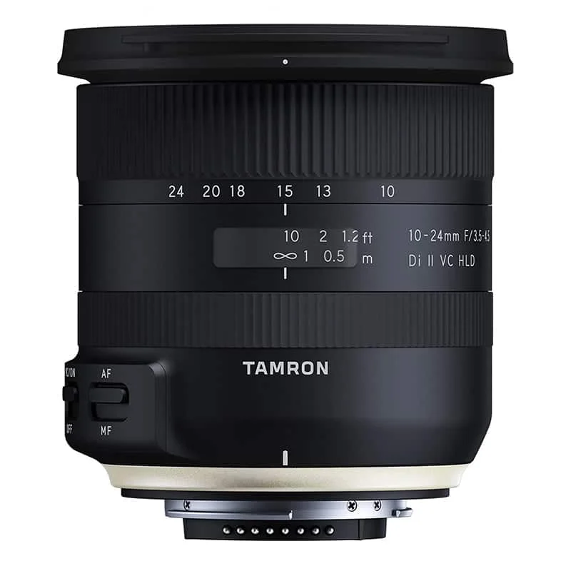 نقد و بررسی لنز تامرون Tamron 10-24mm f3.5-4.5 Di II VC HLD for Nikon F (دست دوم) - فروشگاه های اینترنتی