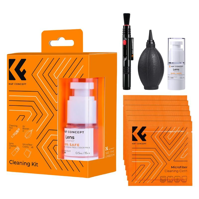 نقد و بررسی کیت تمیز کننده لنز دوربین کی اند اف Cleaning Kit K&F 1618 - فروشگاه های اینترنتی