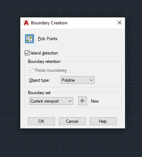 آموزش دستور Boundary برای ایجاد محیط بسته در اتوکد