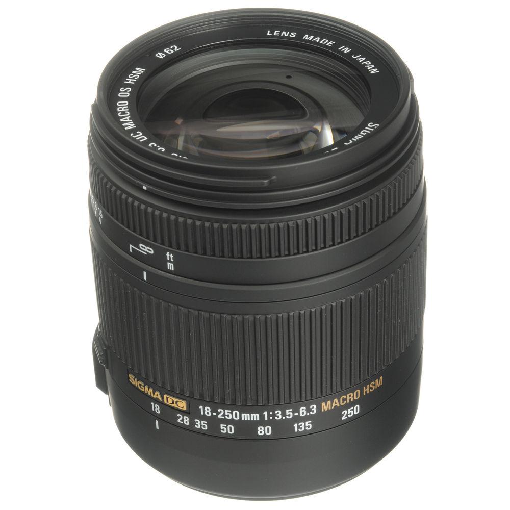 نقد و بررسی لنز سیگما Sigma 18-250mm F3.5-6.3 DC Macro OS HSM for Canon - فروشگاه های اینترنتی