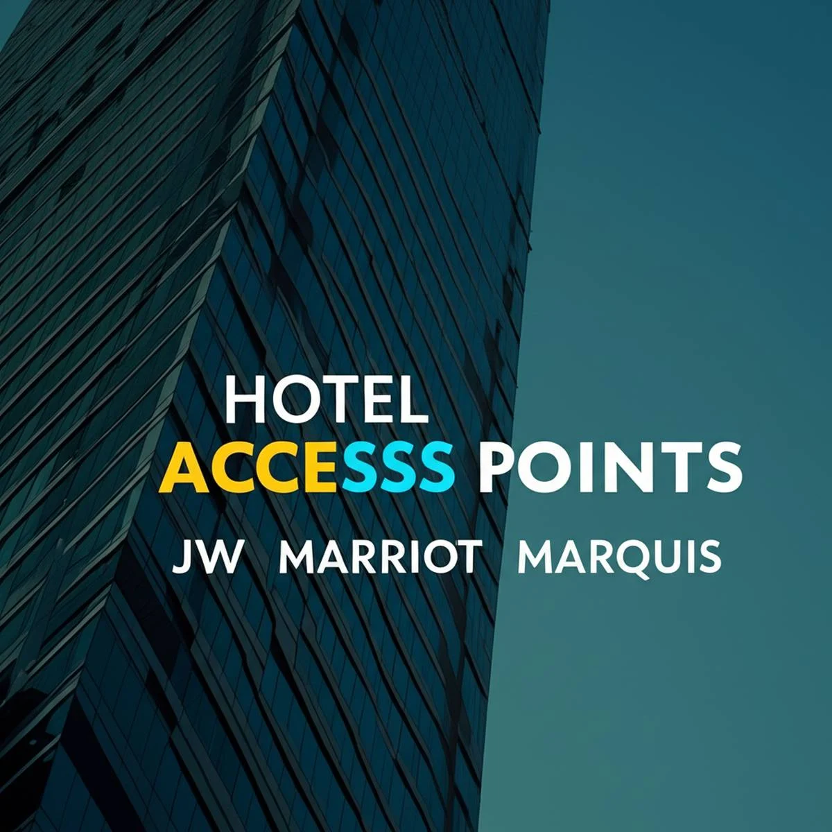 دسترسی های هتل؛JW Marriot Marquis