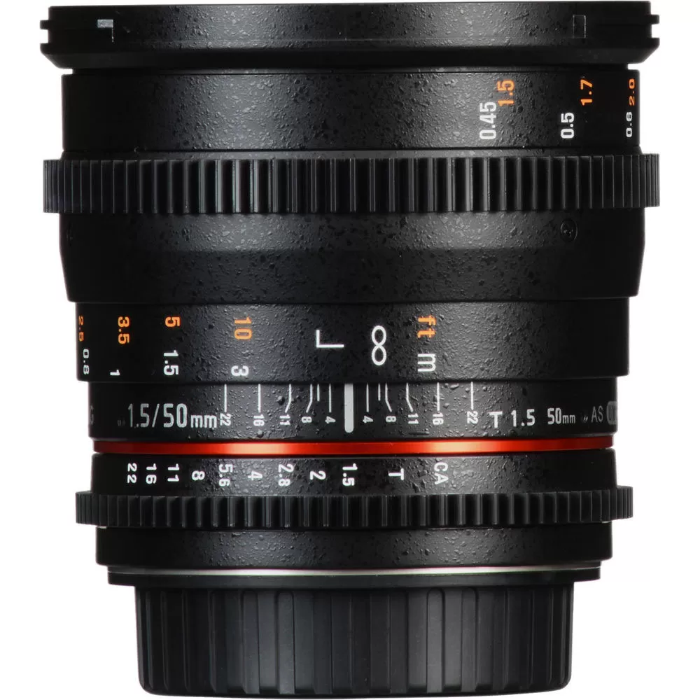 نقد و بررسی لنز سینمایی سامیانگ Samyang 50mm T1.5 VDSLR AS UMC for Canon EF - فروشگاه های اینترنتی