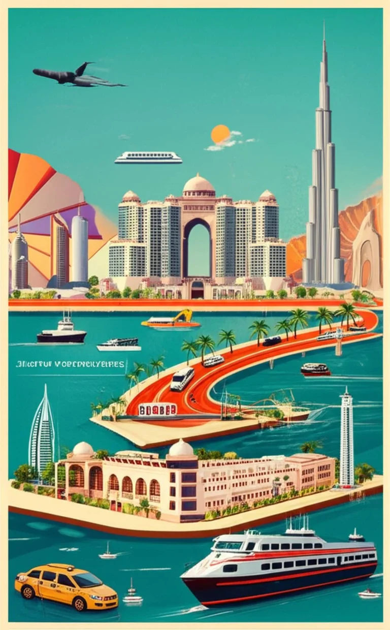 دسترسی از هتل Jumeirah Creekside به مناطق اطراف