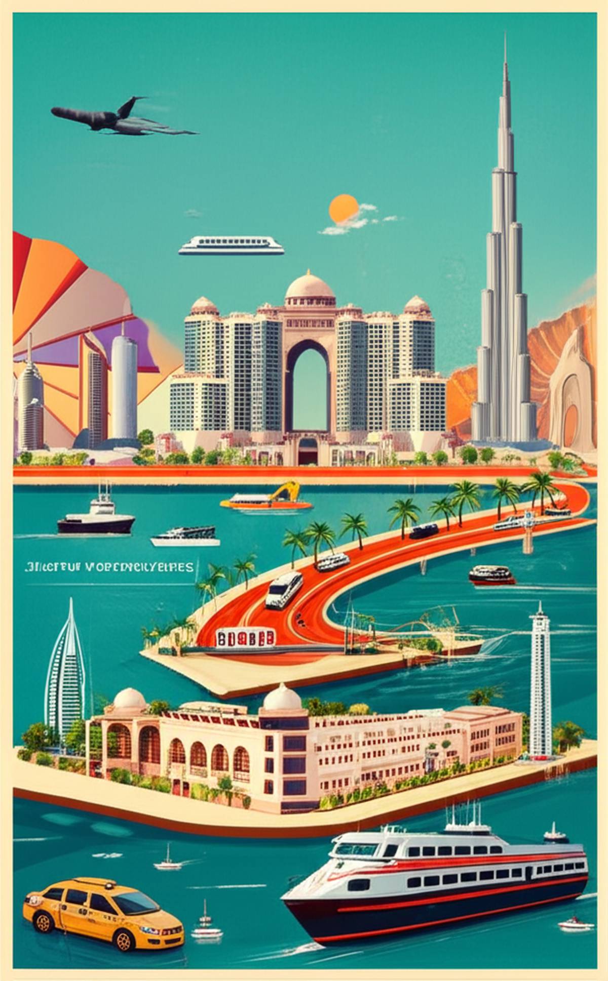 دسترسی از هتل Jumeirah Creekside به مناطق اطراف