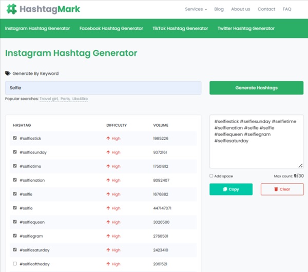 Hashtagmark