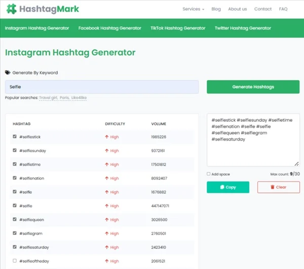 Hashtagmark