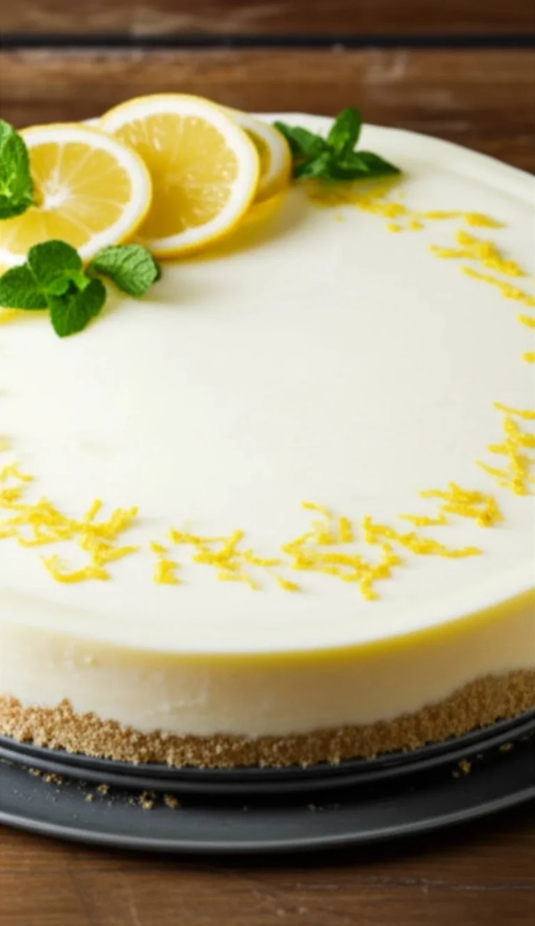 دسر کیک پنیر با لیمو | طرز تهیه آسان و خوشمزه (چیزکیک لیمو)