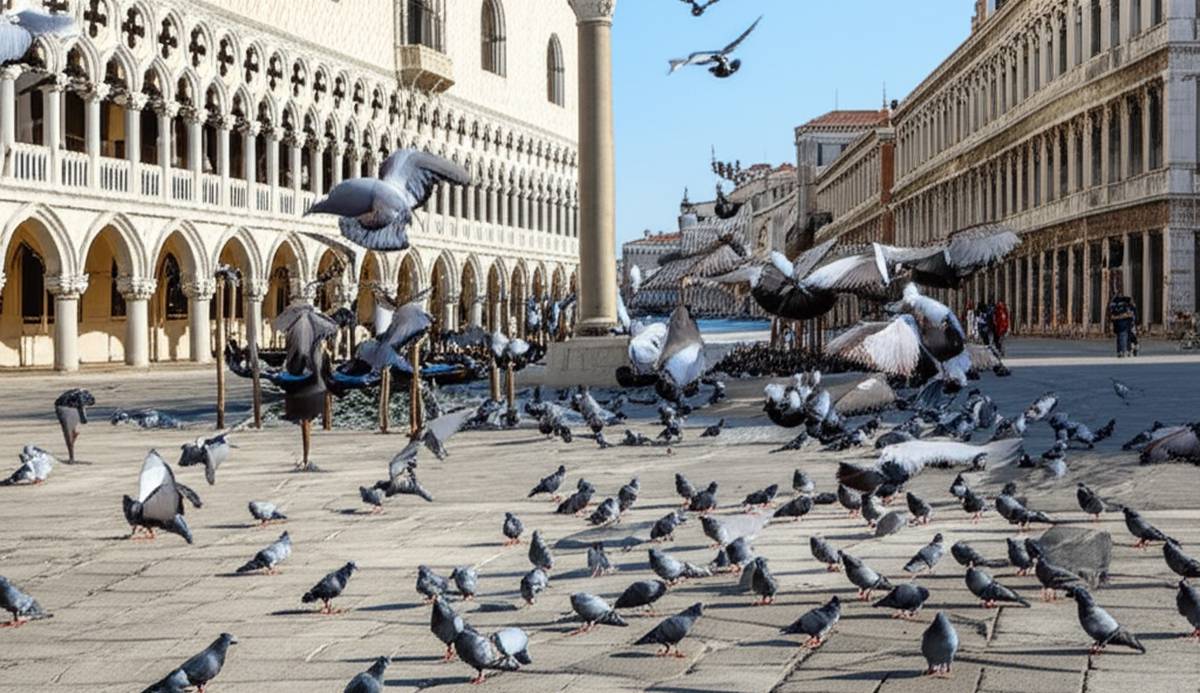 ممنوعیت غذا دادن به کبوتر در ونیز (چرا ونیز این قانون را دارد؟)