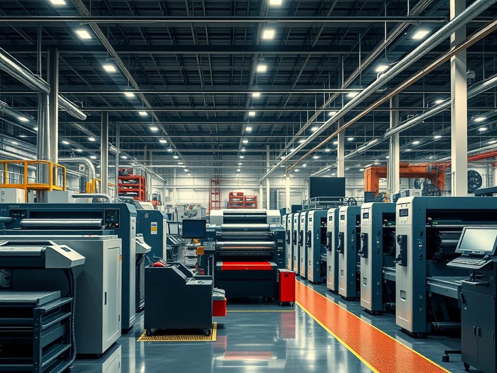 انواع دستگاه چاپ صنعتی و کاربرد آن ها