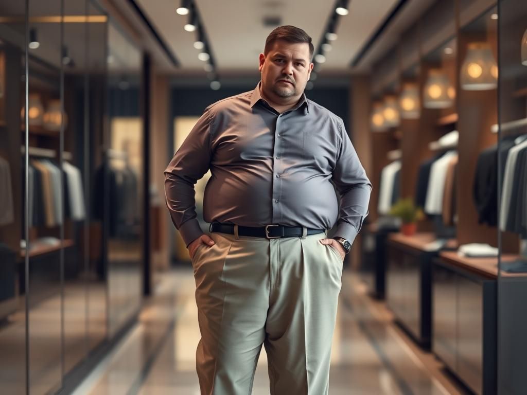 چه رنگ لباسی برای مردان چاق مناسب‌تر است؟