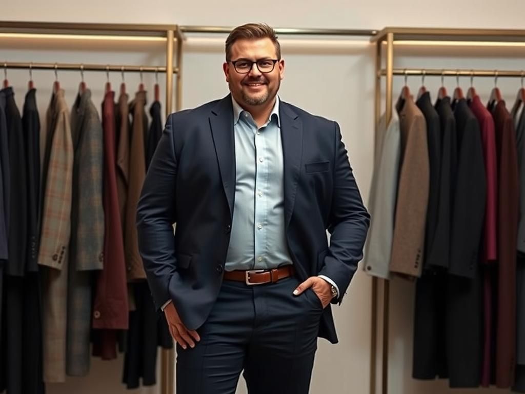 چه رنگ لباسی برای مردان چاق مناسب‌تر است؟