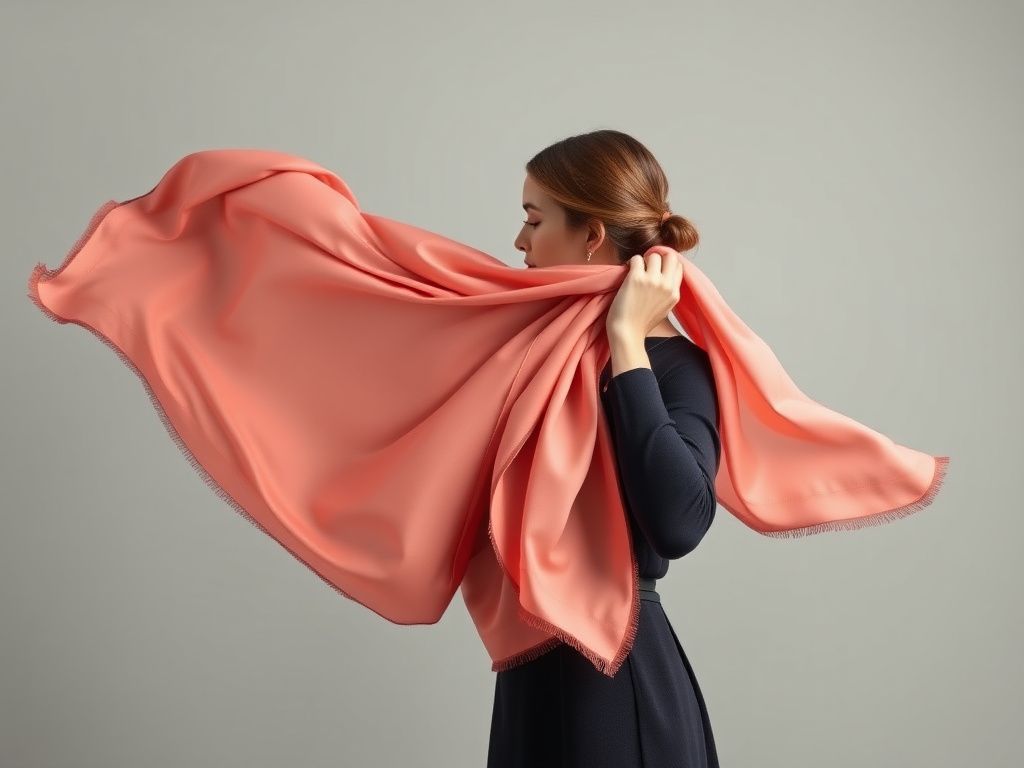 روسری‌های قواره بزرگ را چطور گره بزنیم؟