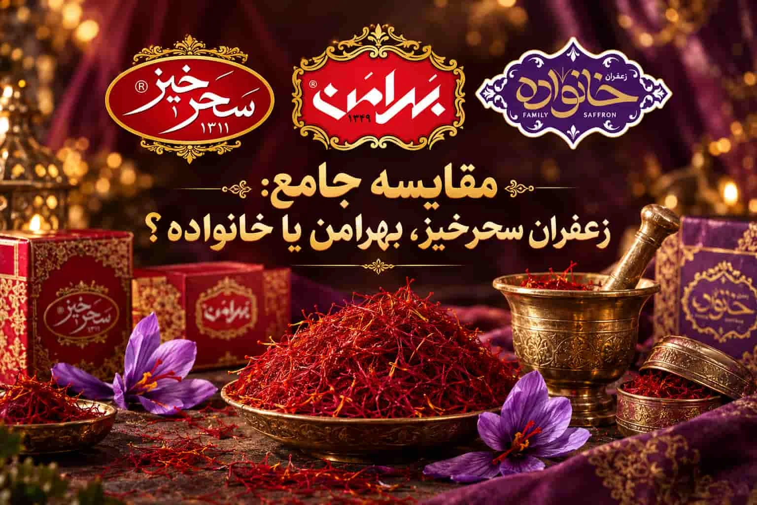 زعفران سحرخیز بهتره یا بهرامن یا خانواده
